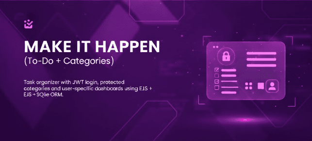 🧾 Make It Happen (To-Do + Categories) screenshot