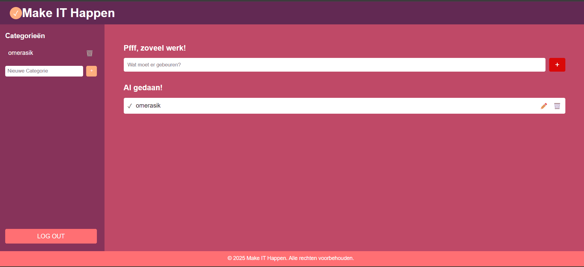 Make It Happen (To-Do + Categories)